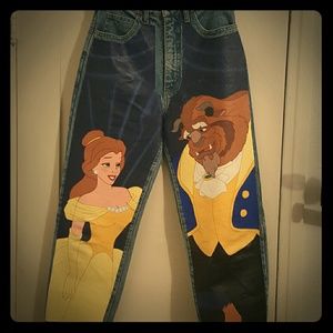 Beauty and the Beast jeans